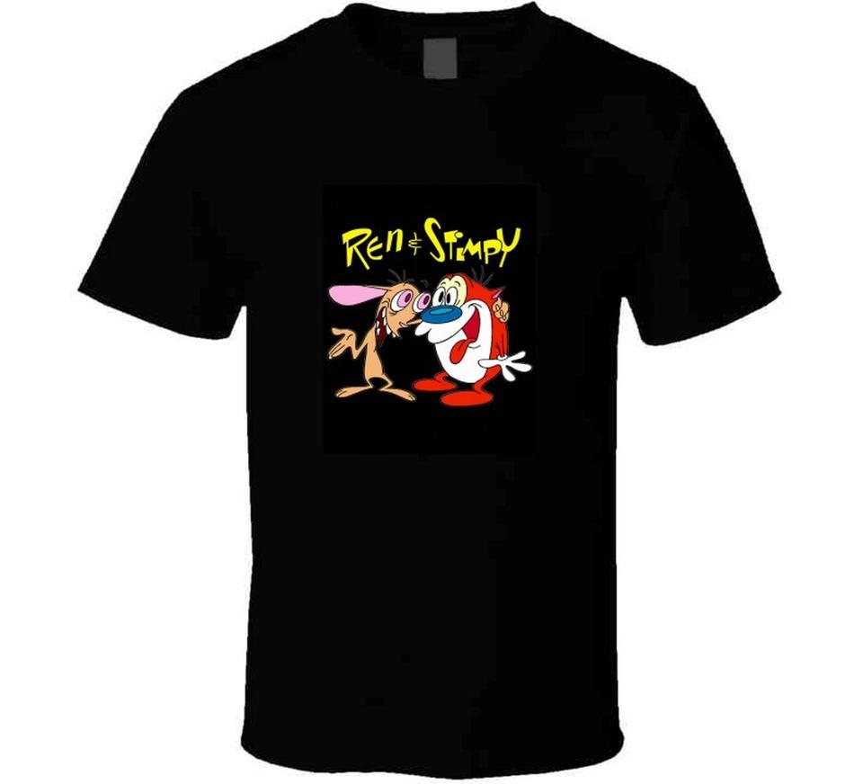 Ren And Stimpy Tee Retro Animated Tv Show T Shirt S