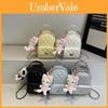Pu Hello Kitty Square Bag With Chain Strap For Casual Daily Use Women Fashion
