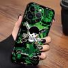 Anime One Characters Piece Black Soft Phone Cover Case for iPhone13 12 11 17 Pro Max 15 16 14 Plus 17Air XS XR