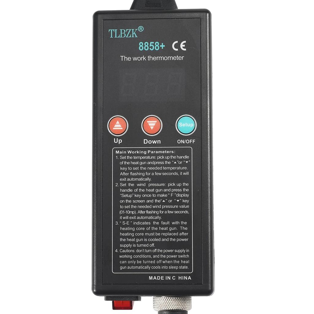 TLBZK Hot Air Soldering Station SMD Welding Rework Digital Display Heat Gun