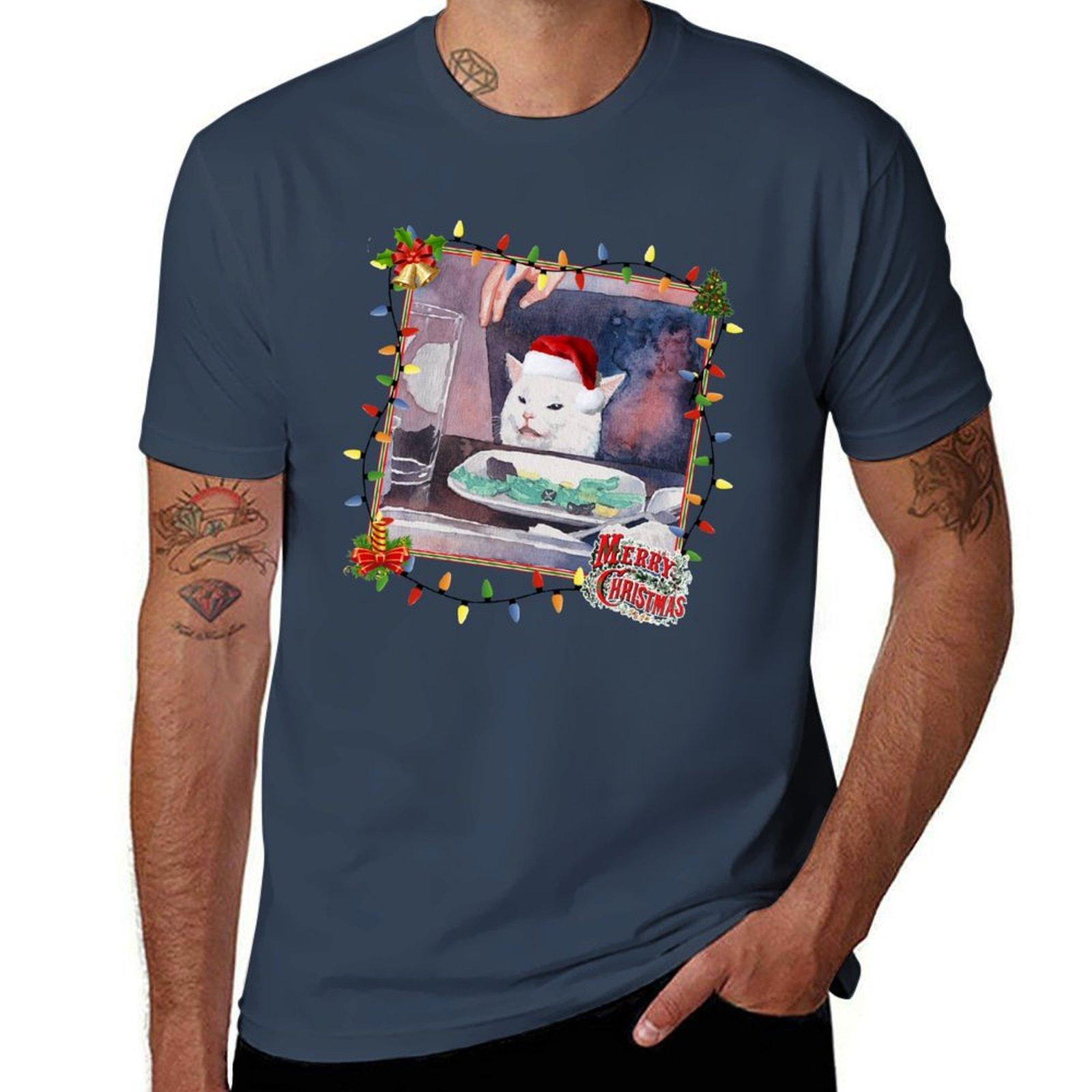 Viral Cat Meme TShirt Basic Comfort Fit TShirt for Unisex S