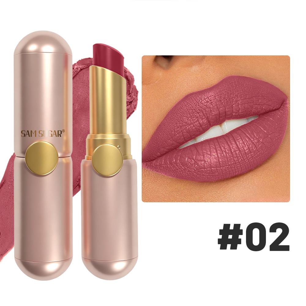 Matte Lipstick Long Lasting Waterproof Velvet Lipstick Capsule Lipstick Korean Makeup Nude Red Lip Stick for Women
