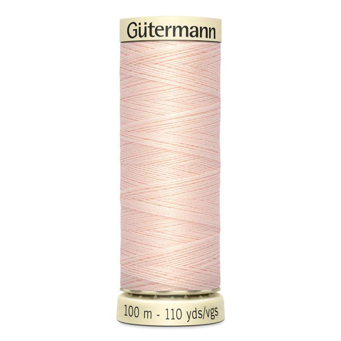 Sewing Thread 100% Polyester Gutermann 1 Spool - Att 210 - Light Peach