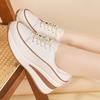 Frühling/Herbst Neue Vielseitige Keilabsatz Höhe Erhöhende Lässige Damenschuhe Freizeitschuhe