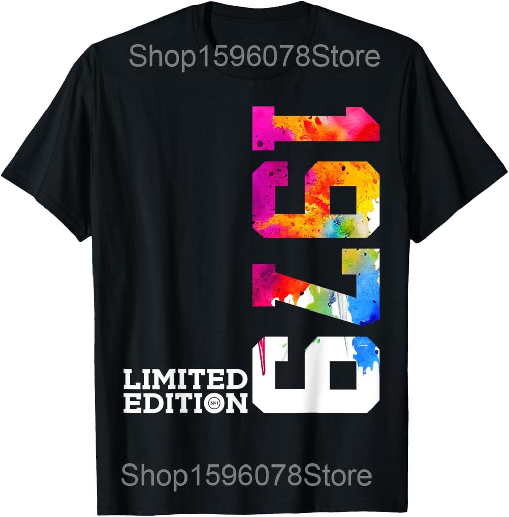 Vintage 46th Birthday 1979 46 Years Old T Shirts Men Women Cotton Humor Streetwear Tee Shirt Short Sleeve Unisex Loose Clothing
