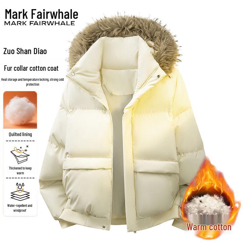

Mark Fairwhale Men s Winter Fur Collar Padded Jacket 3XL