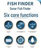 Kabelloser HD-Unterwasser-Sonar-Fischfinder - Mit Mobiltelefon kompatibler Ultraschall-Fischdetektor