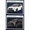 1/24 Toyota Crown KLUGER SUV Alloy Car Model Diecast Metal Toy Off-road Vehicles High Simulation Sound and Light Collectibles Kids Gift