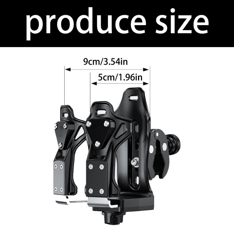 Secure Locking Bike Cup Mount Adjustable 50-90mm Width Water Container Holder Suitable for Motorcycles Strollers Bike