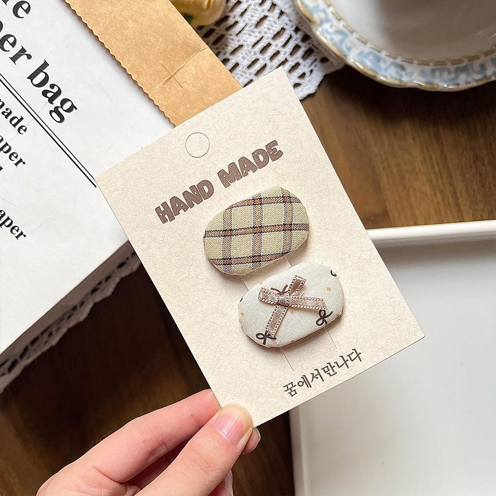 Floral Baby Hair Clips: No-Damage Fabric Hairpins for Infants & Toddlers