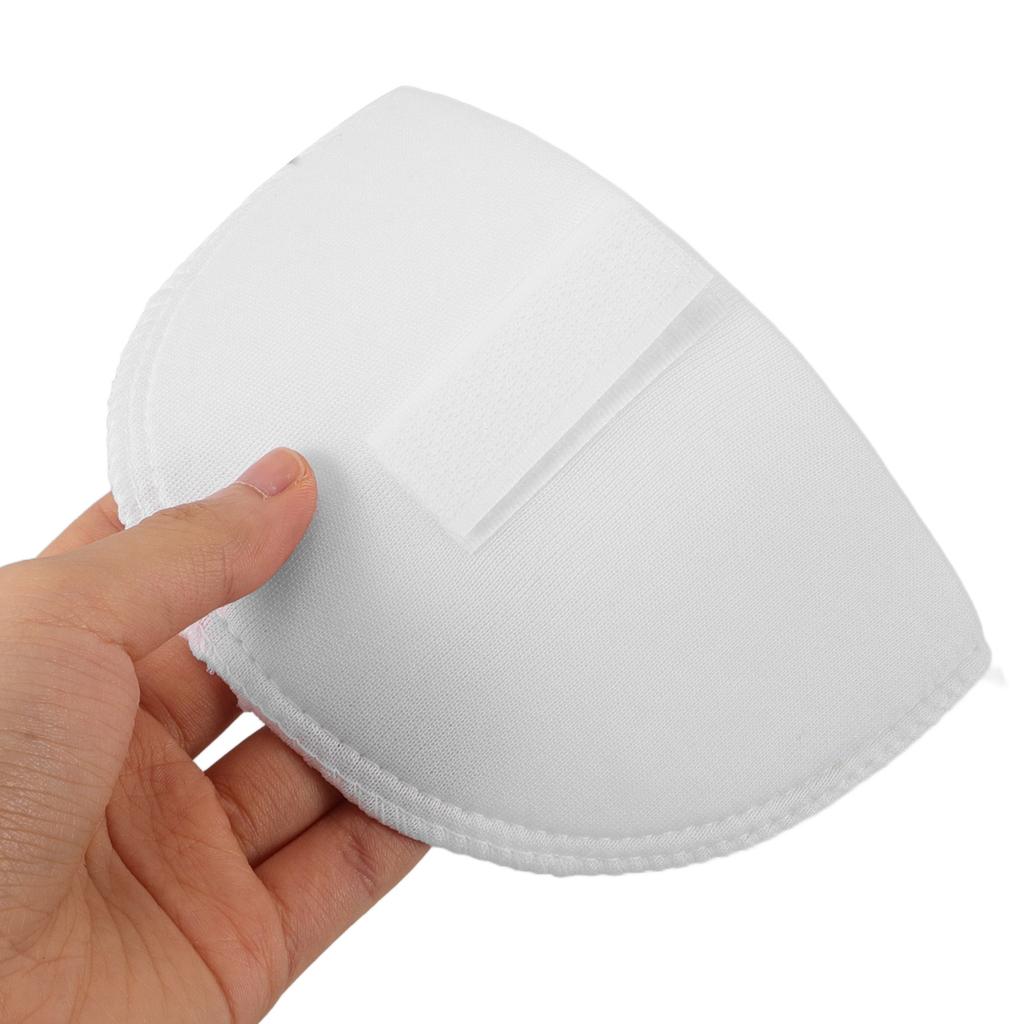 4 ks Houbové ramenní vycpávky Samolepicí Protiskluzové Šicí Pěnové Vycpávky Pro Oblek Kabát Bundu Sako Oblečení Unisex Podpůrná Vložka