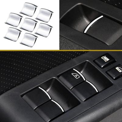 7Pcs for Nissan X-trail T31 Qashqai J10 Teana Sylphy Tiida March Sunny Note Altima Navara D40 Chrome Car Windows Lift Trim
