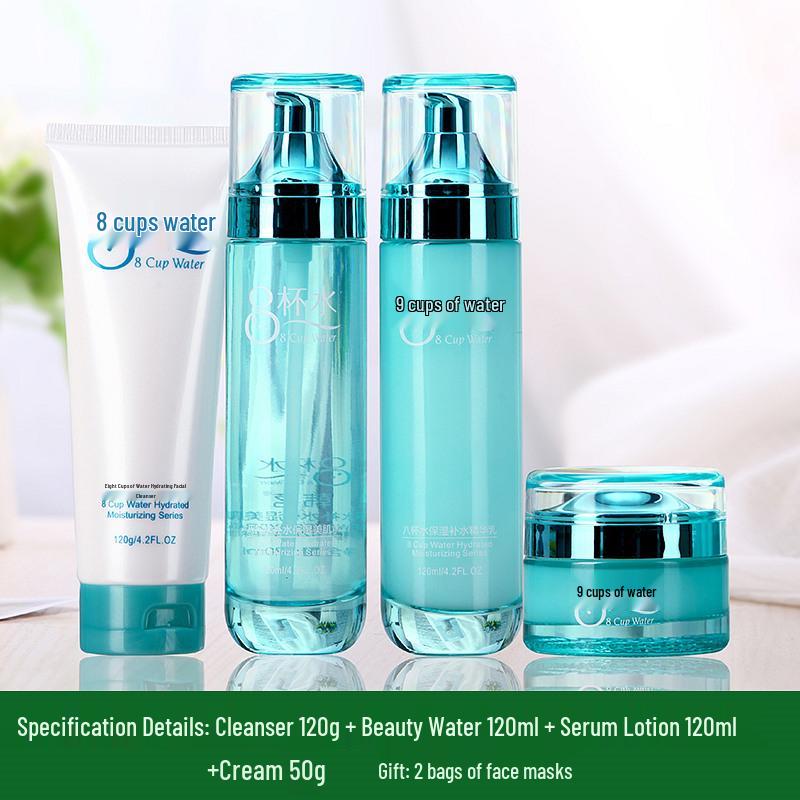 Eight Cups of Water Skincare Set: Hydrating & Refreshing Toner & Lotion – Official, Genuine Products