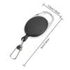 5/10 Pcs Durable 60cm Retractable Key Chain ABS Anti Lose Retractable Keychain Fly Fishing Retractor Fly Fishing