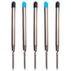 10Pcs 0.5Mm G2 Metal Roller Ballpoint Pen Refill Medium Nib Blue Black Color Ink Ball Pens Refill For School Office Writing Stationery