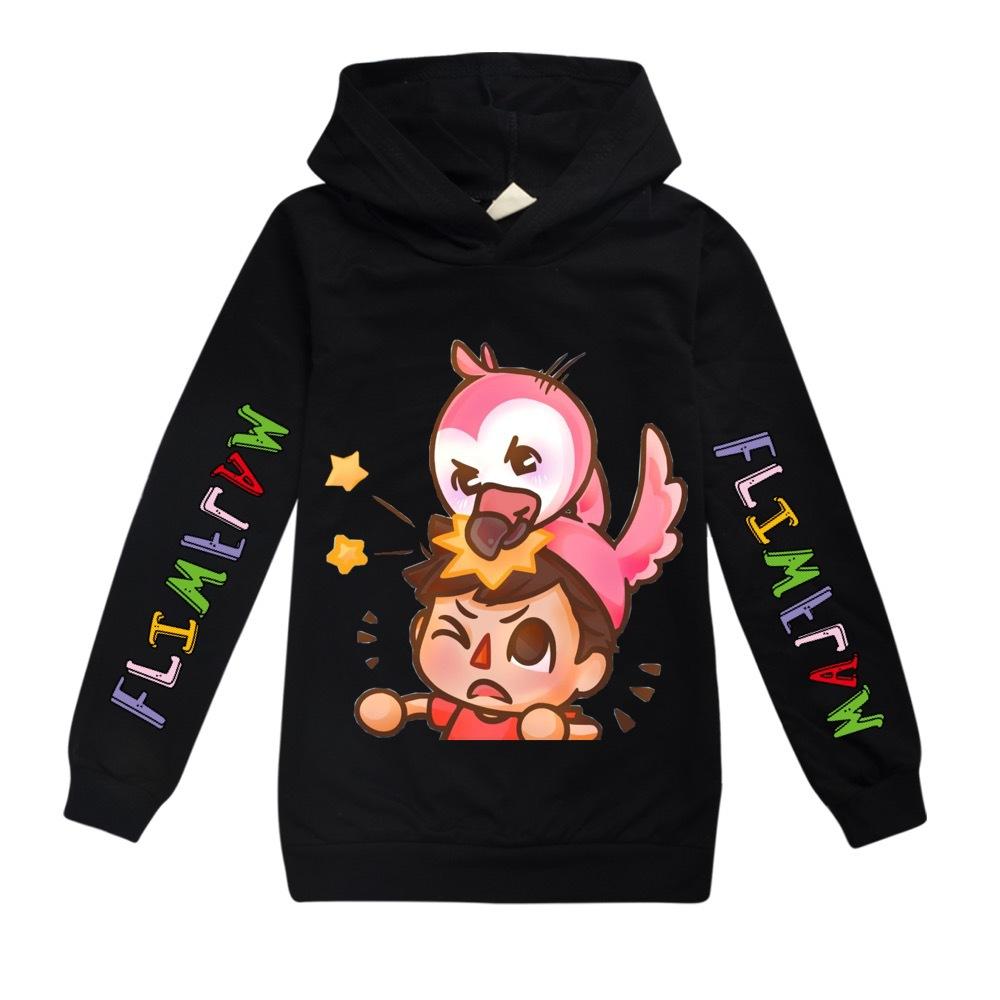 2026 Fall Anime Flamingo Youtube Gamer Albert Mr Flimflam Hoodie Kids Cute Sweatshirts Baby Boys Casual Coats Girls Outerwear