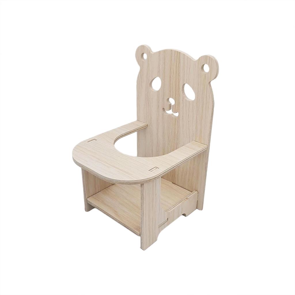 Hamsters Chair Mini Feeding Chair For Guinea Pig Hedgehog Small Animal Furniture Fun Animal Toys Pets Supplies