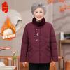 Women's Mid-Length Winter Down Jacket for Elderly