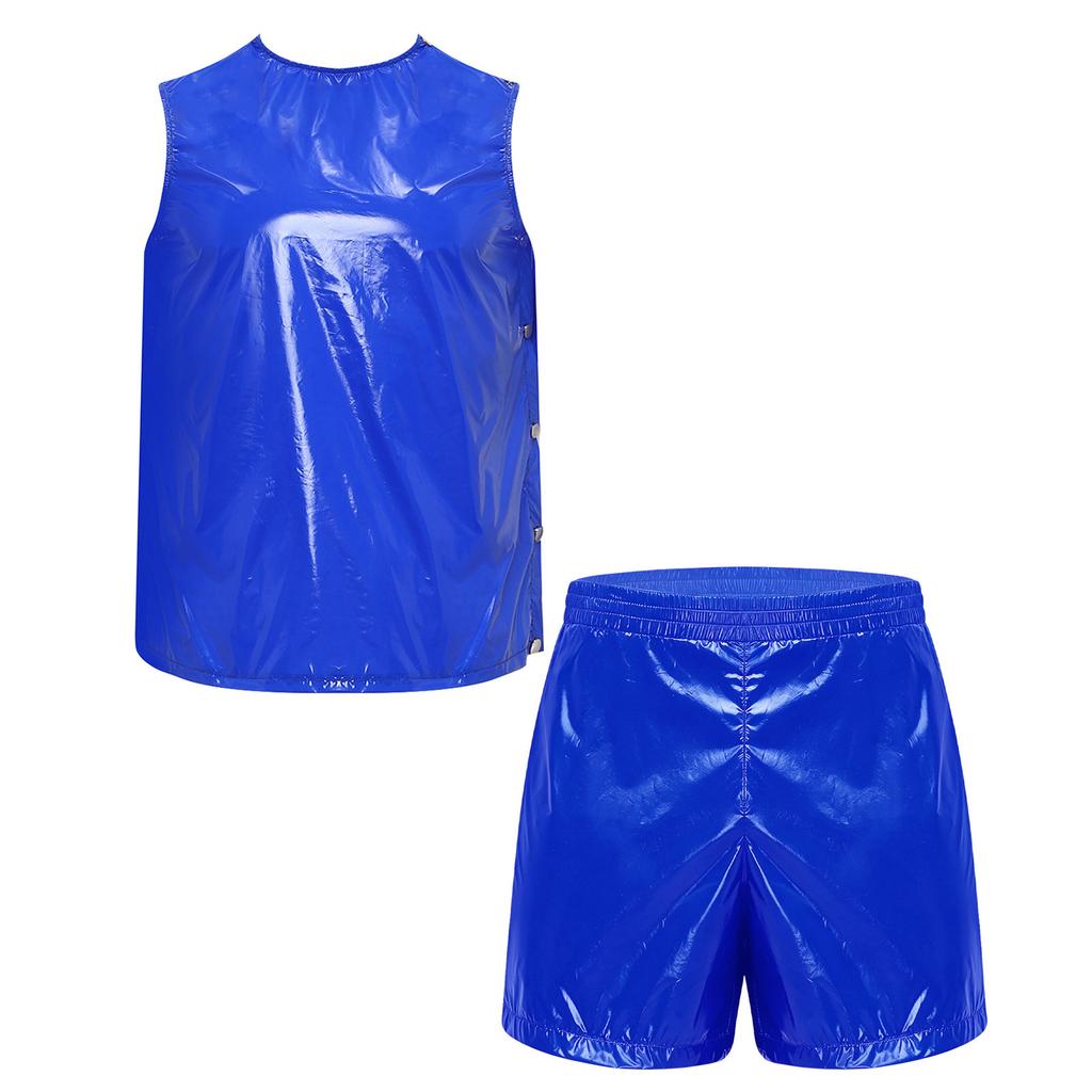Traje de Sudoración Impermeable para Hombre S-3XL Top sin Mangas y Boxer con Cierre Lateral Ropa Deportiva Adaptativa para el Cuidado de Personas con Discapacidad