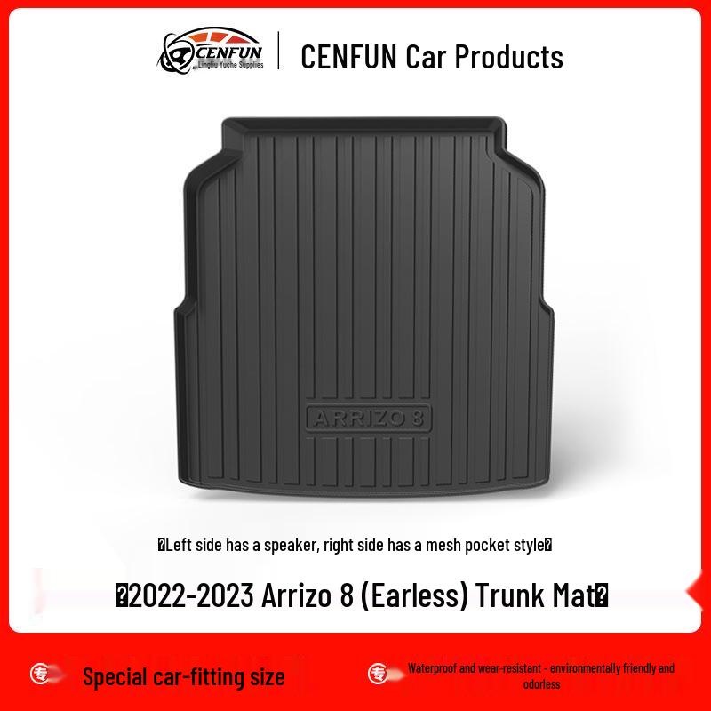 Chery Arrizo 8 Floor Mats: Eco-Friendly, Waterproof TPE Trunk Mat (2022-2025 Models)