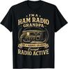 I'm A Ham Radio Grandpa Hobbyist Operator Vintage Radio Love T-Shirt