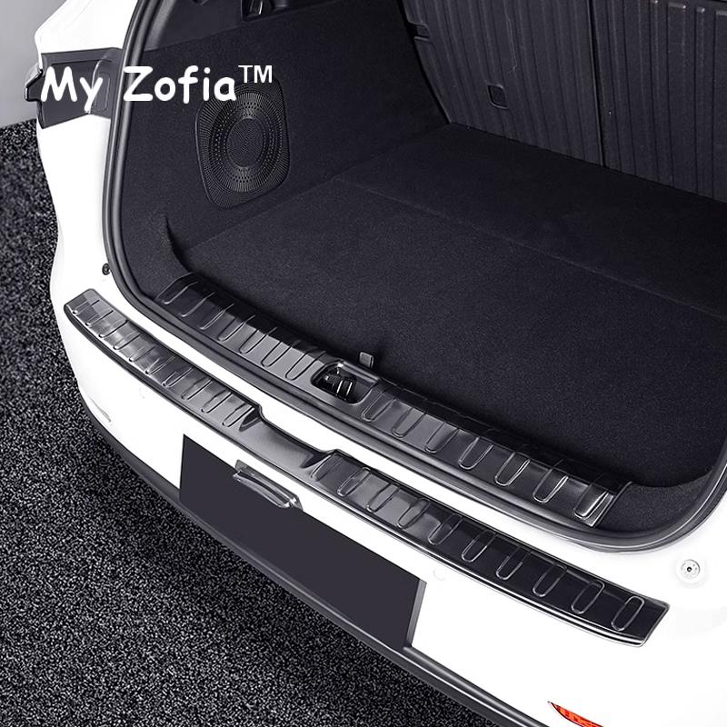 For Leapmotor C10 2024 2025 Car Stainless Steel Rear Trunk Scuff Plate Cover Protector Sill Trunk Tread Plate Trim Accessories
