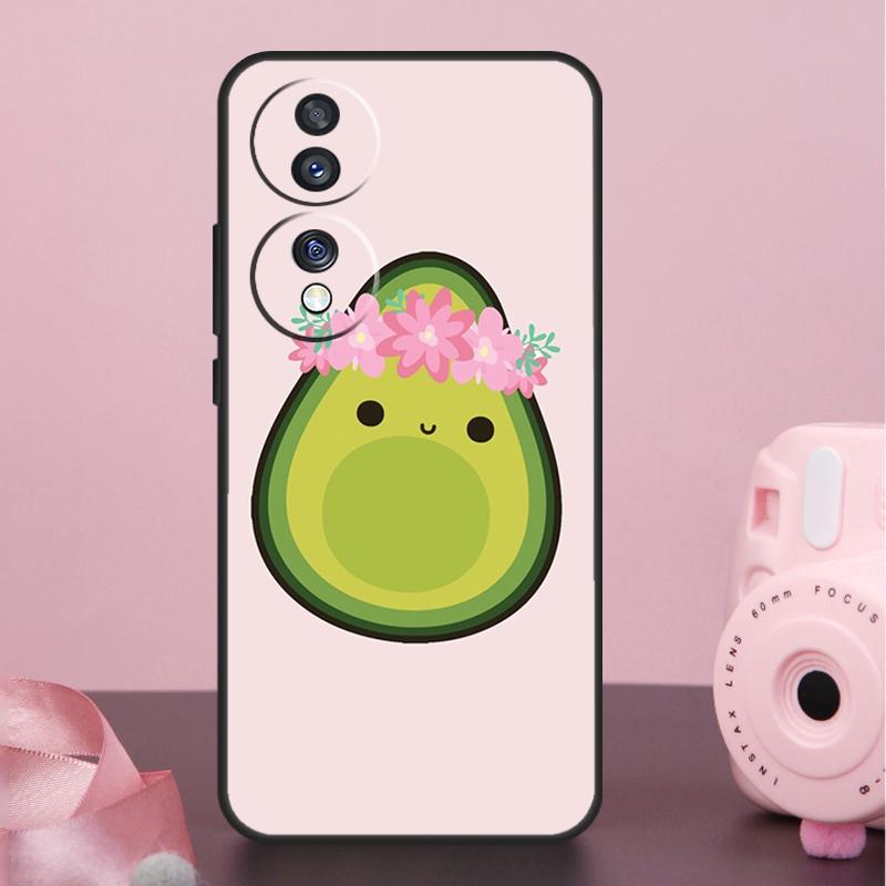 Cute Cartoon Avocado Fitness Case For Honor X9a X8a X7a X6a X7 X8 X9 X9b X8b Honor 10 50 70 90 Lite Magic 6 5 Pro Cover