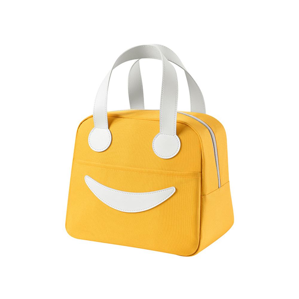 Isolierte Hand-Lunchtasche Niedliche Tragbare Bento-Box für Büroangestellte Studenten Aluminiumfolie Verdickte Picknick-Lunchbox-Tasche