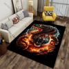 Powerful Fusion of Fierce Predators Carpet Yoga Living Room Room Decor Children's Crawling Mat Doormat Area Rug Games Mat