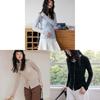 Solid Color Knit Cardigan For Women With Button Closure For Spring Casual Wear