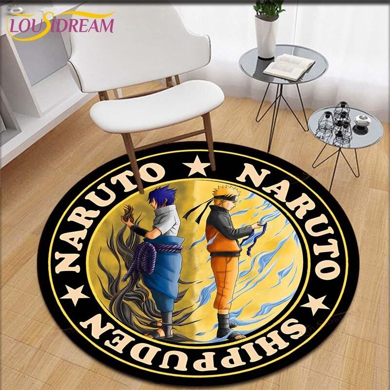 

Мультфільм Наруто Круглий килим для вітальні Килимки для дівчат Косметика Килимок Придверний килимок Килимок для спальні для дітей Дівчата 60cm