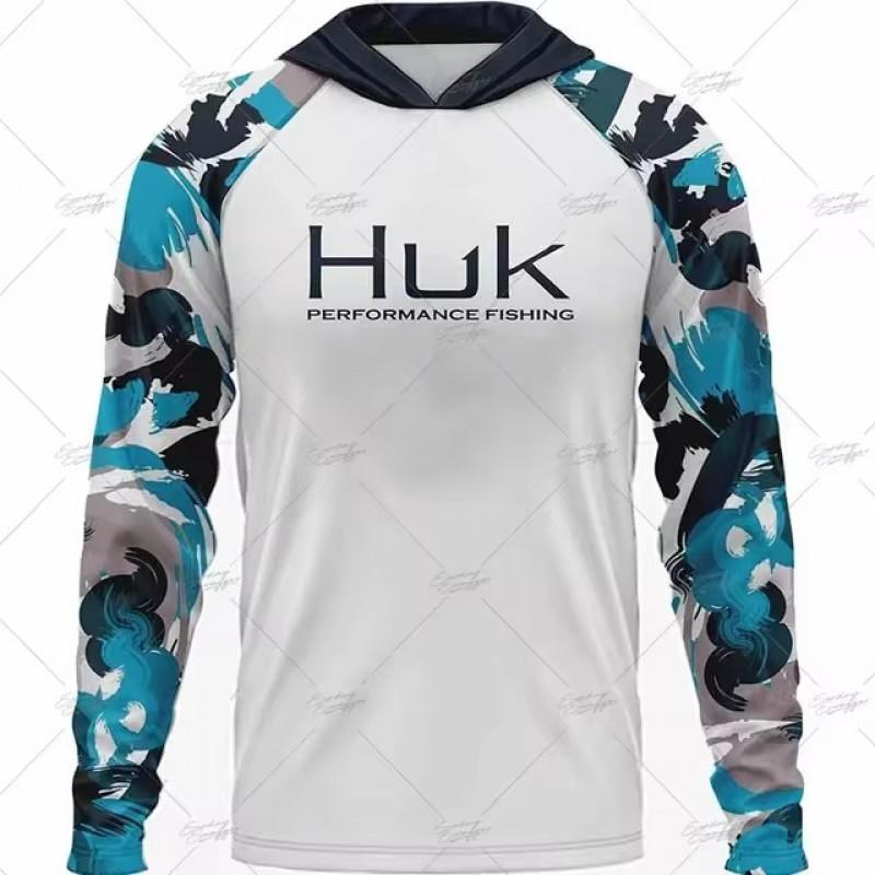 Quick-Dry Fishing Shirt With Hood UV Protection Mosquito Repellent Long Sleeve Outdoor Angling Wear Men Women