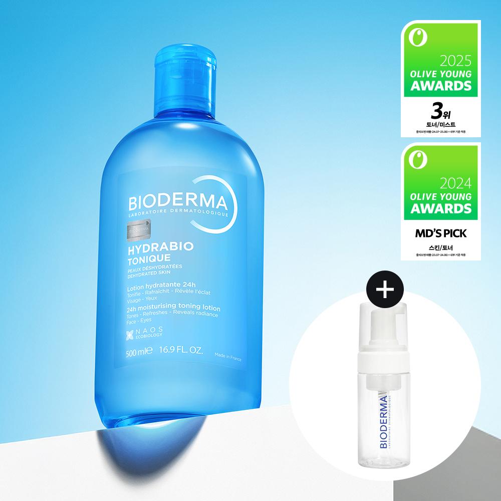 Bioderma [february All Young Picks] Bioderma Hydrabio Toner 500ml Project  + Foam Container