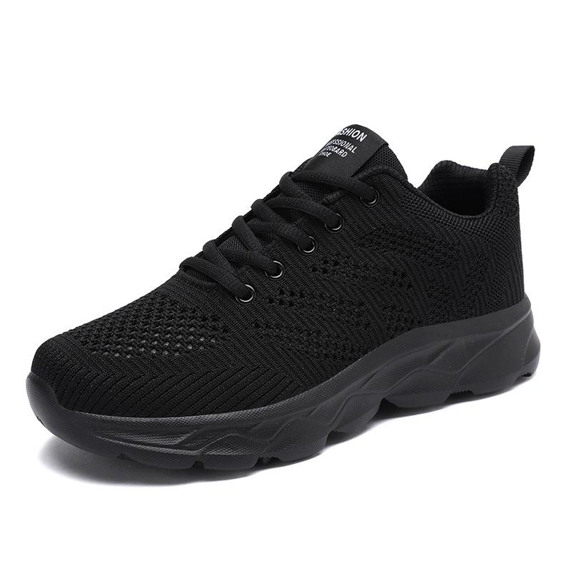 Summer thin hollow breathable mesh shoes women's youth sports shoes black casual shoes lightweight running shoes women's shoes
