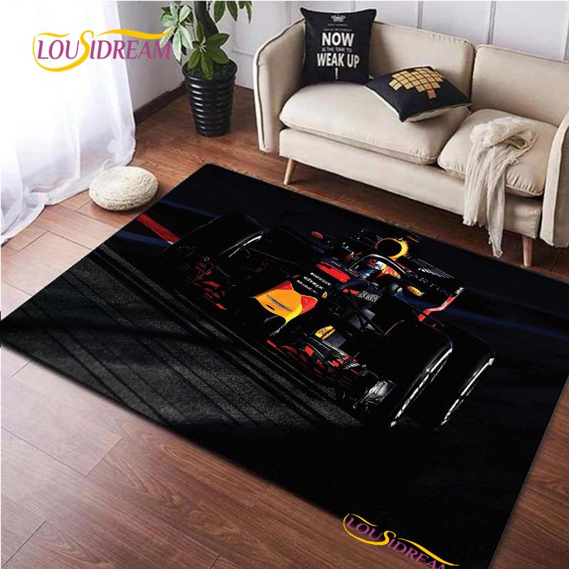 Racing Car Pattern Rug for Bedroom Living Room Carpet for Kitchen Floor Mats Home Decor Alfombra Kid Play Non-Slip Floor Pad Rug