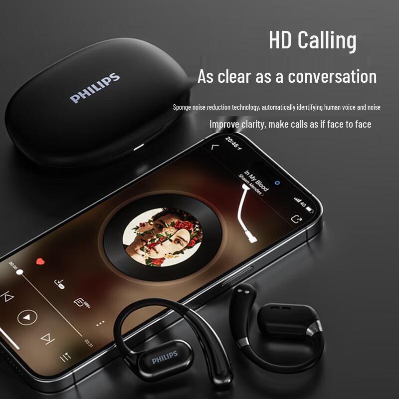 Philips Comfort Circle TAT3739 Open-Ear Bluetooth Sport Headphones