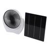 Camping Fan with Solar Panel 4.5W Solar Powered Fan Quiet USB Fan for Outside Picnic Barbecue Fishin