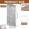 1/2Pcs Wall Hanging Clothes Storage Bags Over The Door Underwear Organizer Weekly Clear Closet Multi-purpose Organiser Hanging