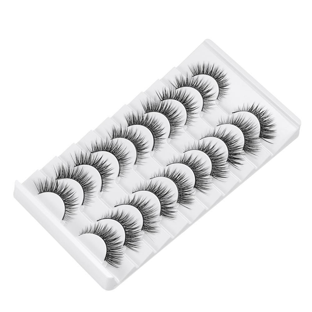 Natrual Long False Eyelashes Handmade Eye Makeup Tools Beauty 3D Faux Mink Lash Eye Lash Extension