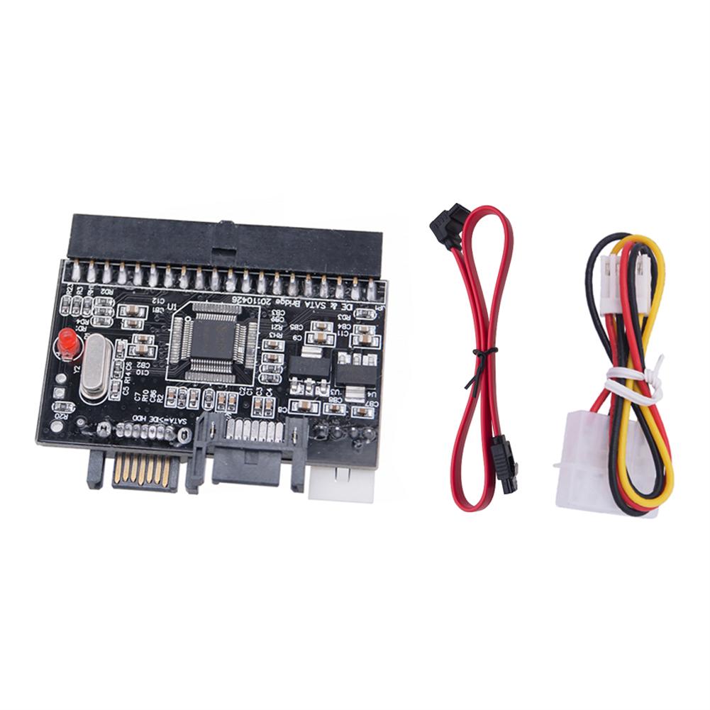SATA auf IDE HDD Adapter JM20330 IDE auf SATA SSD Adapterkarte Seriell auf Parallel mit 7-Pin SATA Datenkabel mit IDE Stromkabel