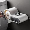 Portable Toilet Paper Holder Household Storage Rack Toilet Paper Holder Bathroom Wall-mounted Waterproof Storage Tissue Box