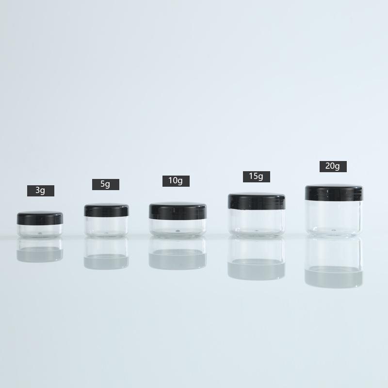 5g 10g 15g 20g PS Cosmetic Cream Box and Bottle Trial Pack Packaging