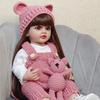 Realistické celosilikonové panenky Baby Bebe 55CM Reborn Vinylové panenky pro novorozence, princezna, batole, hračka dárek