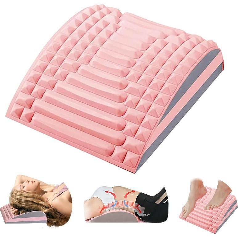 Back Stretcher and Neck Stretcher Pillow Pain Relief for Lower Back Lumbar Support Posture Correction Sciatica Aid Easy To Use At Home Office