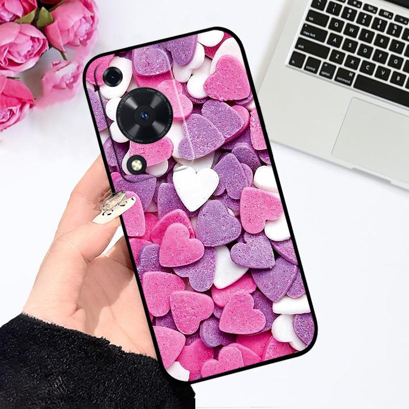 Für Huawei Nova Y72S Hülle Y72 Y63 4G Mode Cartoon Hülle Weiches Silikon Fundas Für Huawei Nova Y63 Handy Rückseite Stoßfänger Novay72