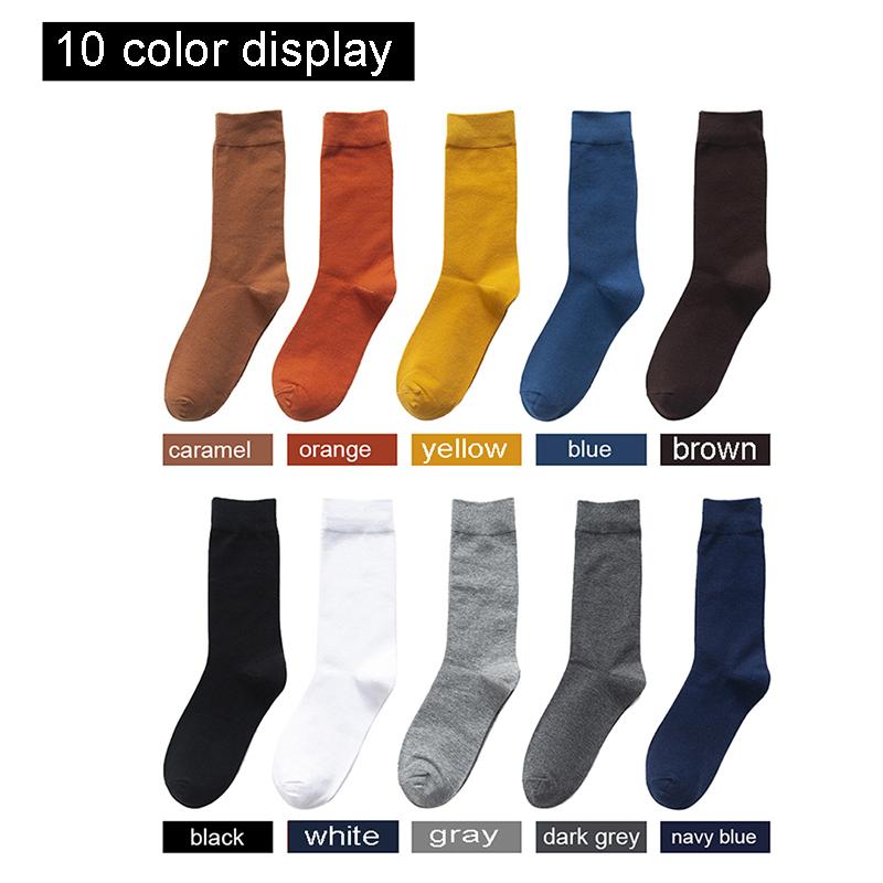 5/10 Paar Hochwertige Herrensocken für Frühling und Herbst Größe 38-45 Lange Socken für Herren Anzugsocken Herren Geschenke Business Casual Socken