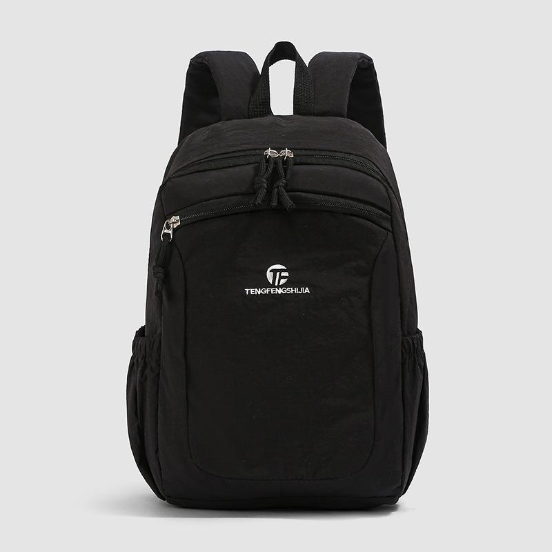 Schoolbag sports backpack men's and women's large-capacity schoolbag contrasting color design travel bag lightweight casual daily versatile backpack