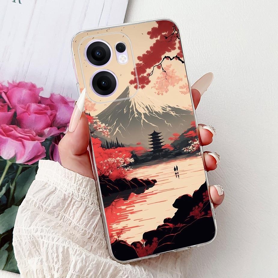 For Oppo Reno 13F 4G Case Reno13 Pro New Fashion Painted Cover Soft Silicone Phone Cases For Oppo Reno 13 Pro Reno13 F 5G Fundas