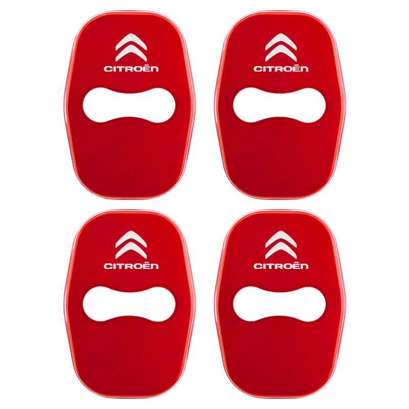 Cache-verrou de porte de voiture en métal pour Citroën C4 C3-XR C5 Aircross C6 C-quatre Picasso C-Elysee C4L C3L Autocollants Emblème Badge