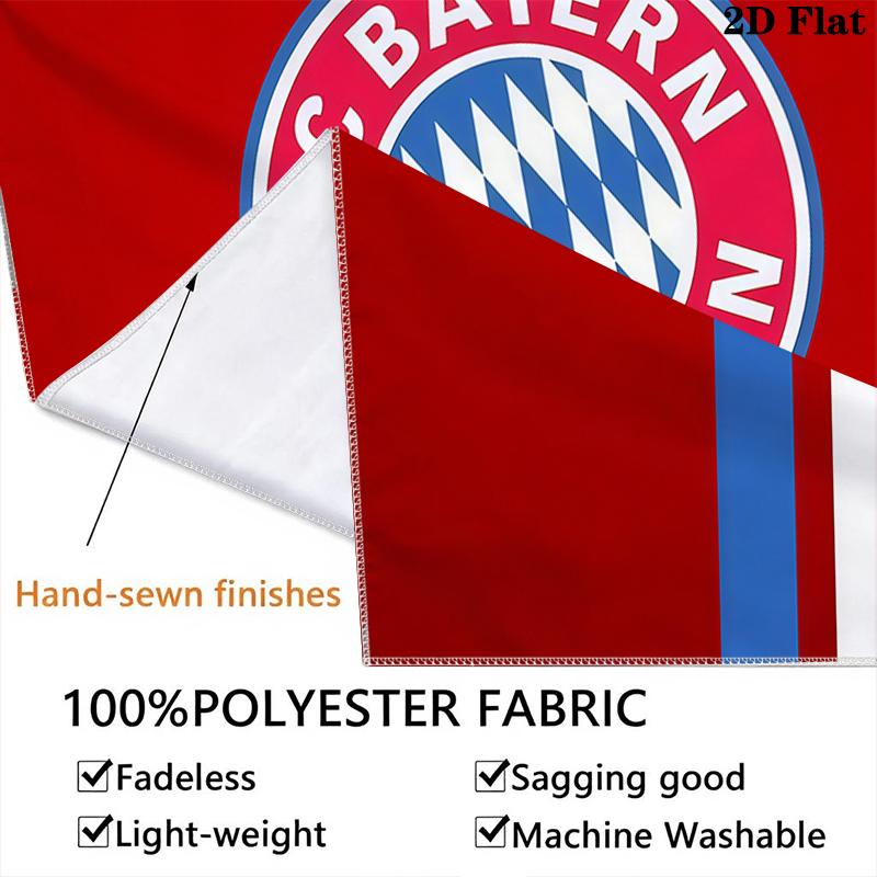 FC Bayern Munich Wall Tapestry Aesthetic Wall Hanging Printed Fabric Blanket Decorative Tapestries for Bedroom Living Room Home Decor